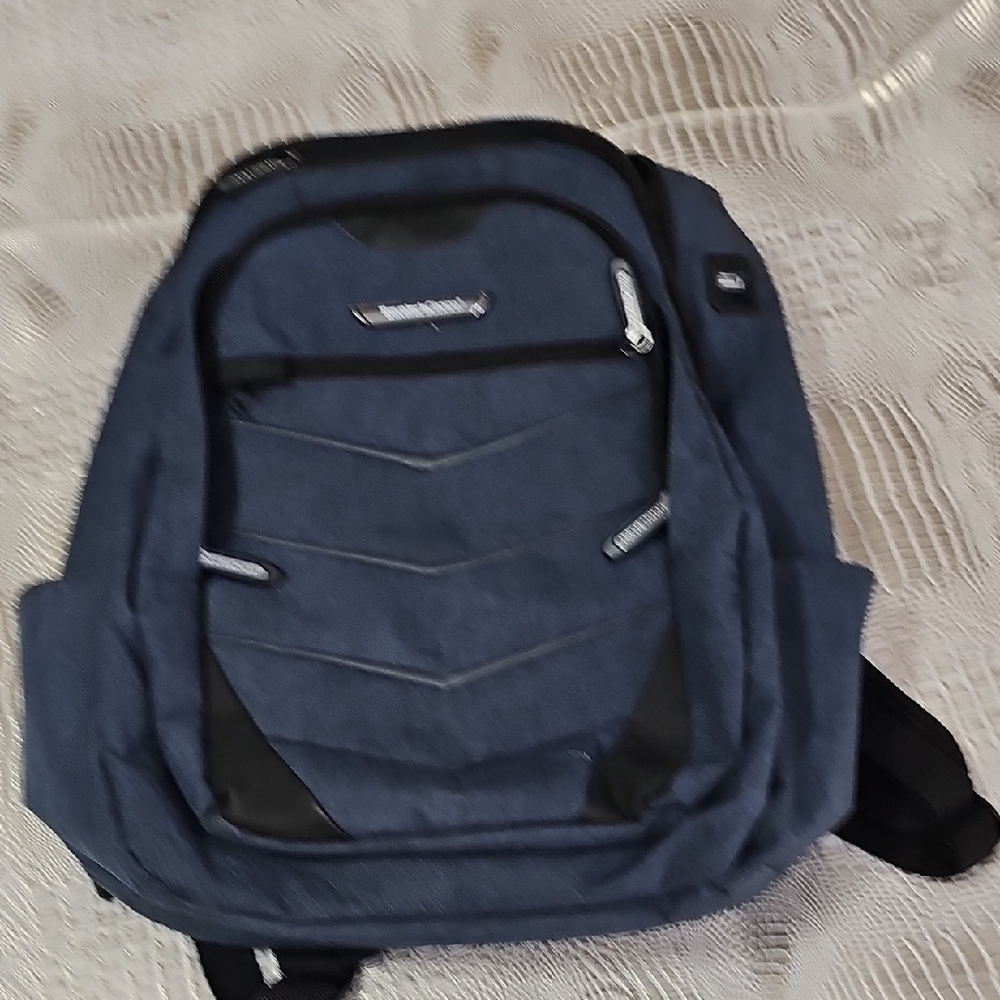 Men's Navy and Black Backpack